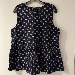 NWOT Ann Taylor Peplum Top